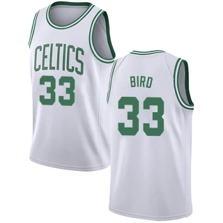 Youth Larry Bird Boston Celtics White Swingman Jersey - Association Edition