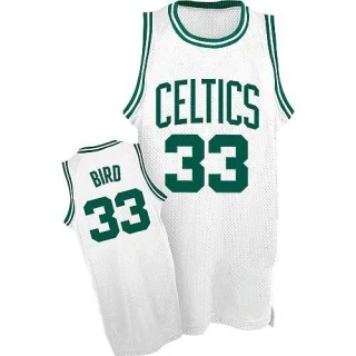 Youth Larry Bird Boston Celtics White Swingman Throwback Jersey