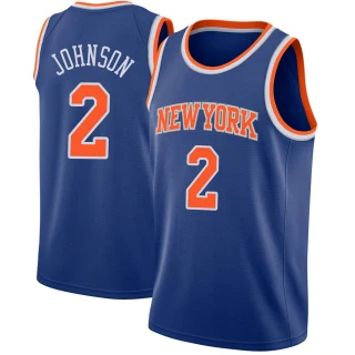 Youth Larry Johnson New York Knicks Blue Swingman Jersey - Icon Edition