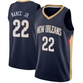 Youth Larry Nance Jr. New Orleans Pelicans Navy Swingman Jersey - Icon Edition