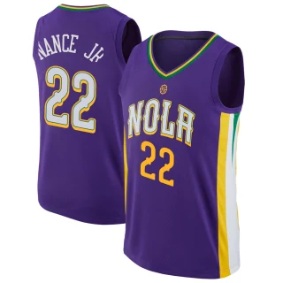 Youth Larry Nance Jr. New Orleans Pelicans Purple Swingman Jersey - City Edition