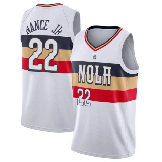 Youth Larry Nance Jr. New Orleans Pelicans White Swingman 2018/19 Jersey - Earned Edition