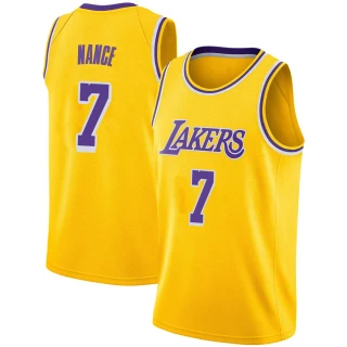 Youth Larry Nance Los Angeles Lakers Gold Swingman 2018/19 Jersey - Icon Edition