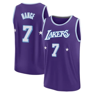 Youth Larry Nance Los Angeles Lakers Purple Fast Break 2021/22 Replica City Edition Jersey