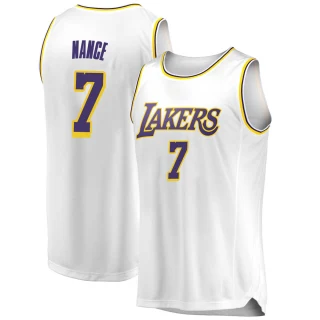 Youth Larry Nance Los Angeles Lakers White Swingman 2018/19 Jersey - Association Edition