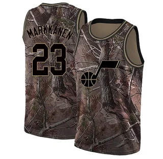 Youth Lauri Markkanen Utah Jazz Camo Swingman Realtree Collection Jersey