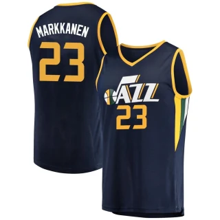 Youth Lauri Markkanen Utah Jazz Navy Fast Break Jersey - Icon Edition