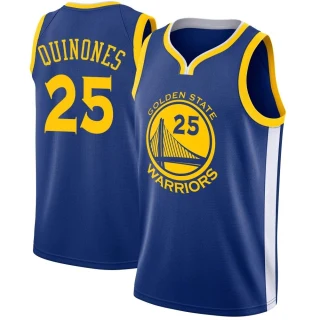 Youth Lester Quinones Golden State Warriors Blue Swingman Jersey - Icon Edition