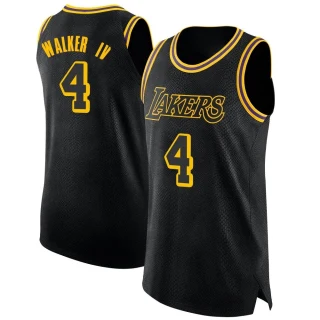 Youth Lonnie Walker IV Los Angeles Lakers Black Swingman Jersey - City Edition