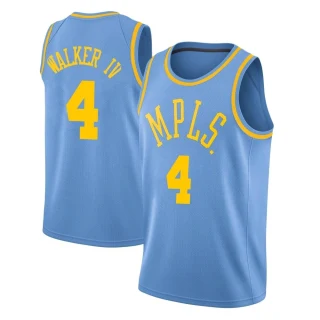 Youth Lonnie Walker IV Los Angeles Lakers Blue Swingman Hardwood Classics Jersey