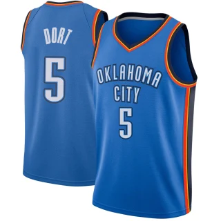 Youth Luguentz Dort Oklahoma City Thunder Blue Swingman Jersey - Icon Edition