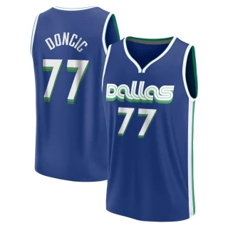 Youth Luka Doncic Dallas Mavericks Blue Fast Break 2022/23 City Edition Jersey