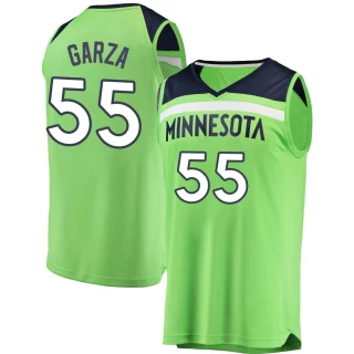 Youth Luka Garza Minnesota Timberwolves Green Fast Break Jersey - Statement Edition