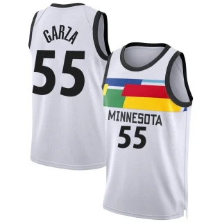 Youth Luka Garza Minnesota Timberwolves White Swingman 2022/23 City Edition Jersey