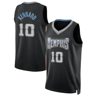 Youth Luke Kennard Memphis Grizzlies Black Swingman 2022/23 City Edition Jersey