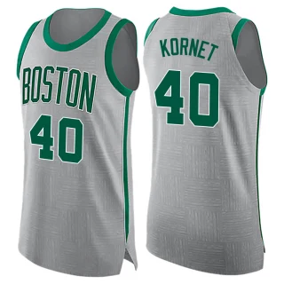 Youth Luke Kornet Boston Celtics Gray Swingman Jersey - City Edition