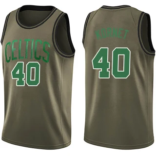 Youth Luke Kornet Boston Celtics Green Swingman Salute to Service Jersey