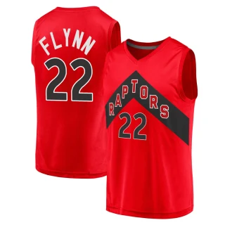 Youth Malachi Flynn Toronto Raptors Red Fast Break 2020 Jersey - Icon Edition