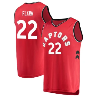 Youth Malachi Flynn Toronto Raptors Red Fast Break Jersey - Icon Edition