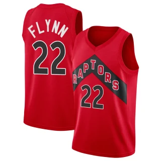 Youth Malachi Flynn Toronto Raptors Red Swingman 2020/21 Jersey - Icon Edition