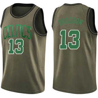 Youth Malcolm Brogdon Boston Celtics Green Swingman Salute to Service Jersey