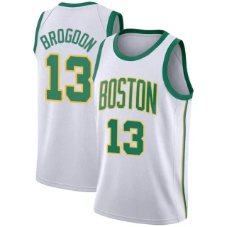 Youth Malcolm Brogdon Boston Celtics White Swingman 2018/19 Jersey - City Edition