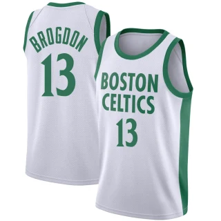 Youth Malcolm Brogdon Boston Celtics White Swingman 2020/21 Jersey - City Edition