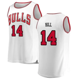 Youth Malcolm Hill Chicago Bulls White Fast Break Jersey - Association Edition
