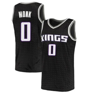 Youth Malik Monk Sacramento Kings Black Swingman Jersey - Statement Edition