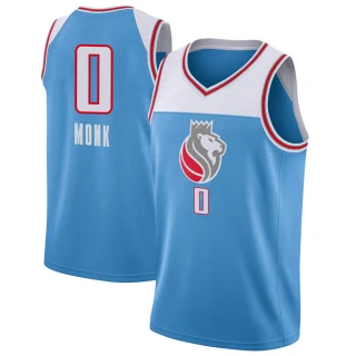 Youth Malik Monk Sacramento Kings Blue Swingman Jersey - City Edition