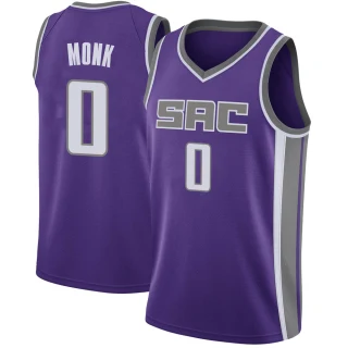 Youth Malik Monk Sacramento Kings Purple Swingman Jersey - Icon Edition