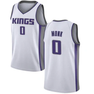 Youth Malik Monk Sacramento Kings White Swingman Jersey - Association Edition