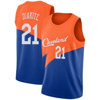 Youth Mamadi Diakite Cleveland Cavaliers Blue Swingman 2018/19 Jersey - City Edition