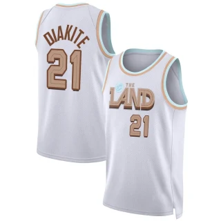 Youth Mamadi Diakite Cleveland Cavaliers White Swingman 2022/23 City Edition Jersey