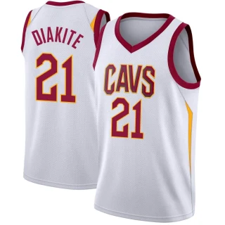 Youth Mamadi Diakite Cleveland Cavaliers White Swingman Jersey - Association Edition