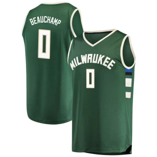 Youth MarJon Beauchamp Milwaukee Bucks Green Fast Break Jersey - Icon Edition