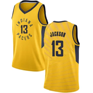 Youth Mark Jackson Indiana Pacers Gold Swingman Jersey - Statement Edition