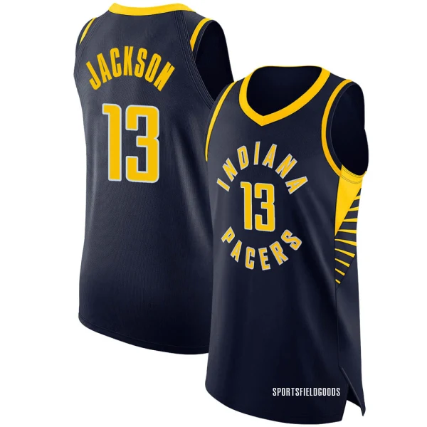 Youth Mark Jackson Indiana Pacers Navy Authentic Jersey - Icon Edition