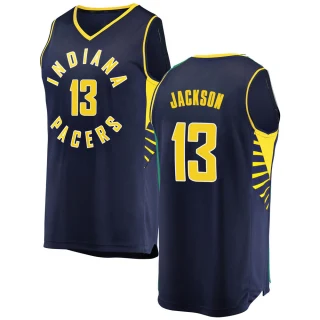 Youth Mark Jackson Indiana Pacers Navy Fast Break Jersey - Icon Edition