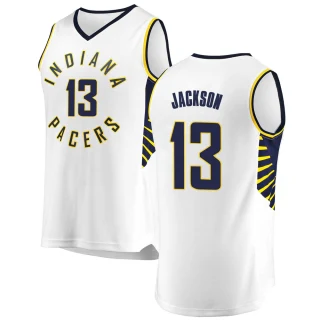 Youth Mark Jackson Indiana Pacers White Fast Break Jersey - Association Edition