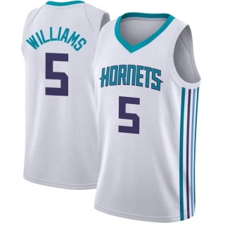 Youth Mark Williams Charlotte Hornets White Swingman Jordan Brand Jersey - Association Edition