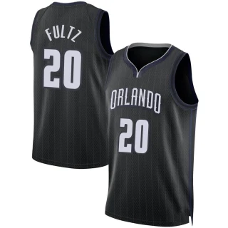 Youth Markelle Fultz Orlando Magic Black Swingman 2022/23 City Edition Jersey
