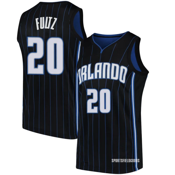 Youth Markelle Fultz Orlando Magic Black Swingman Jersey - Statement Edition