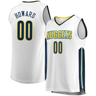 Youth Markus Howard Denver Nuggets White Fast Break Jersey - Association Edition