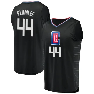 Youth Mason Plumlee Los Angeles Clippers Black Fast Break Jersey - Statement Edition