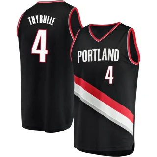 Youth Matisse Thybulle Portland Trail Blazers Black Fast Break Jersey - Icon Edition
