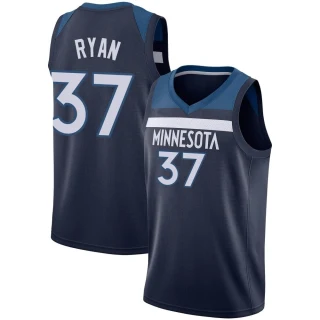 Youth Matt Ryan Minnesota Timberwolves Navy Swingman Jersey - Icon Edition
