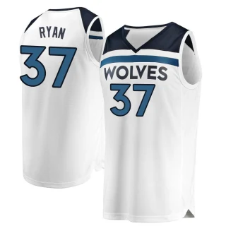 Youth Matt Ryan Minnesota Timberwolves White Fast Break Jersey - Association Edition