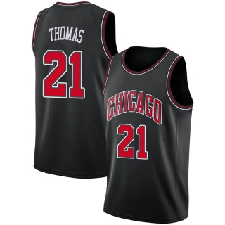Youth Matt Thomas Chicago Bulls Black Swingman Jersey - Statement Edition