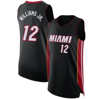 Youth Matt Williams Jr. Miami Heat Black Authentic Jersey - Icon Edition